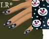 Snowman Nails