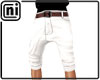 [ni] shorts white