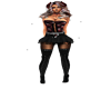 Devil Print Corset