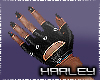 ! Hot Biker Gloves Black