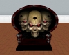 evil skulls throne