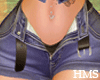 H! Dark Blue Shorts