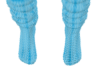 Blue Fuzzy Socks