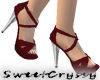 *SC-Red Velvet Stilettos