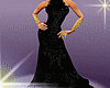 Vera long black dress