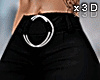 ✖-Black + Belt Pant