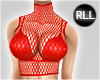 I│Fishnet Top Red RLL