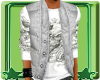 Skull Top w/Vest~silver