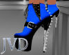 JVD Blue Spiked Boots