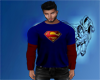 -D.E- Top Superman Logo-
