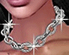 Reem Chain Collar Silver