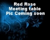 Red Rose Meeting Table