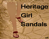 Heritage Girl Sandals