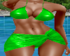 kiwi green bikini