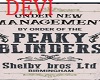 DV Peaky Blinders Sign