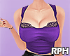 🍭 Black Purple Lace S