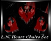 {M}L.N. Heart Chairs Set