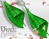 Green Elegant Earrings