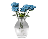 Roses Blue in Vase