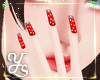 ★ MineRed Nails+Bow