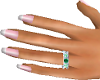 AC*Green engagement ring