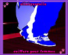 WE! heart blue shoes