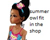 Kids Summer Owl headband