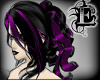 DCUK Blk/purp Allys hair