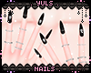 [ Y ] Nails Cute Black