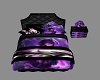 Purple n Black Goth Bed