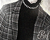 🤍 Plaid Black Suit