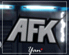 CJ AFK Sign Gray