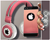 S! Pink Phone x Headphon