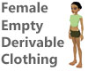 Empty Female Clothing