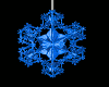 Blue Snowflake Animated