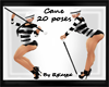 cane 20 poses 