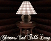 Christmas End Table Lamp