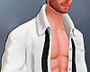 White Open Shirt