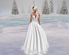 white snowflake gown