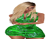 Green Flower Dress