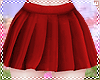 w. Pleated Red Skirt