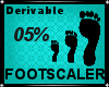 {L} M/F 5 % FOOT SCALER