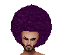 Purple Afro Retro Style