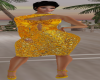 Dress golden Samira