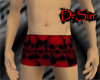 DrS Skull Boxers Red