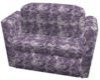 Purple simple sofa