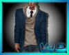 (W) Blazer/Sweater Blue