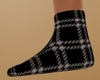 Black Socks Plaid (F)