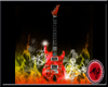 (MJ) Guitar on fire pic