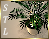 Ivory Lighted Palm Plant